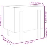  Vrtna sadilica boja meda 62 x 50 x 57 cm od masivne borovine | shoptok.hr