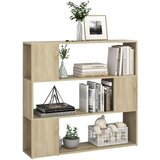vidaXL Ormarić za knjige / sobna pregrada boja hrasta 100 x 24 x 94 cm | shoptok.hr