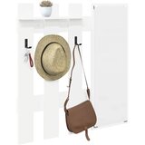  Vješalica za kapute na zidu Zidne Bijelo 100 x 10 x 100 cm | shoptok.hr