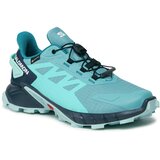 Salomon Čevlji Supercross 4 GORE-TEX L47316900 Dusty Turquoise/India Ink/Blue Haze | Shoptok.si