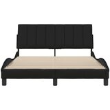 vidaXL okvir za krevet bez madraca crni 140 x 190 cm od tkanine | shoptok.hr