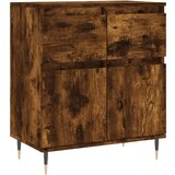 vidaXL Komoda dimljeni hrast 60x35x70 cm inženirski les, (20807935) | Shoptok.si