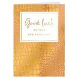 ART39011 GOLD RUSH ČESTITKA GOOD LUCK ON YOUR NEW ADVENTURE | Eponuda.ba