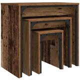  Gnezdeći Kafić 3 pcs Staro drvo 60 x 35 x 56 cm | shoptok.hr
