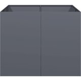  Sadilica antracit 100x100x80 cm od čelika | shoptok.hr