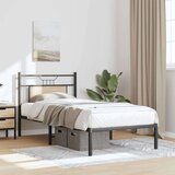 vidaXL Posteljni okvir brez vzmetnice hrast 90x200 cm inženirski les | Shoptok.si