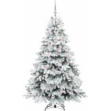  Umjetno božićno drvce s stalakom Bijelo 180 cm PE i PVC | shoptok.hr