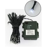  LED lanac za spoljašnju upotrebu 100xLED/2 funkcije/3xAA 10,8m IP44 hladno bela | Eponuda.com