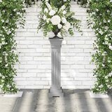  Klasični četvrtasti stalak za biljke sivi 17 x 17 x 66 cm MDF | Eponuda.ba