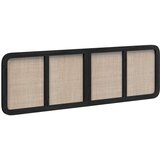  Uzglavlje s uzglavljem Crna 180 x 55 x 3 cm Ratan | shoptok.hr