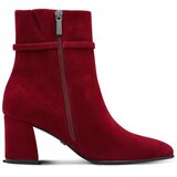 Tamaris Gležnarji temno rdeča | Shoptok.si