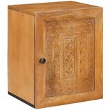 vidaXL Kupaonski ormar Zidne s vratima Svjetlosmeđa 38 x 33.5 x 160 cm u