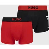 Hugo Boksarice 2-pack moški, rdeča barva