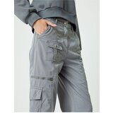 Koton Chino Trousers Cargo Pocket Stitched Detail Buttoned Relaxed Cut | Eponuda.ba