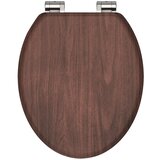 SCHÜTTE Deska za WC školjko s počasnim zapiranjem DARK WOOD mediapan Cene