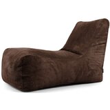 SLOWDOWN Temno rjava vreča za sedenje iz rebrastega žameta Lounge – | Shoptok.si