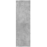  Knjižna omara betonsko siva 98x30x98 cm iverna plošča, (20705219) | Shoptok.si