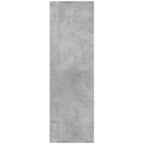 Ormarić za knjige boja betona 98 x 30 x 98 cm konstruirano drvo | shoptok.hr
