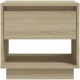 vidaXL Nočna omarica sonoma hrast 45x34x44 cm iverna plošča | Shoptok.si