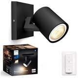 Philips LED prigušiva spot svetiljka Hue RUNNER 1xGU10/4,2W/230V s daljinskim upravljačem, crna | Eponuda.com