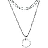 Ogrlica YU-20819 - Srebrna KP20819 | shoptok.hr