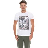 Leone 1947 Majice & Polo majice Man T-Shirt Short Sleeves Graphics Bela Cene
