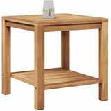  Kava Stol s pohranom Smeđa 45 x 45 x 45 cm Čvrsto teak drvo | shoptok.hr