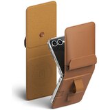 Ringke Magnetni novčanik Folio Grip za Samsung Galaxy Z Flip7 – smeđi | shoptok.hr