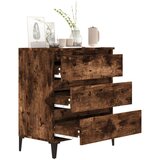  Komoda dimljeni hrast 60x35x70 cm inženirski les, (20654747) | Shoptok.si