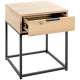 MID.YOU NOČNA OMARICA, črna, barve hrasta | Shoptok.si