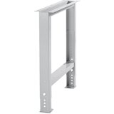 LISTA Modulni sistem za delovne mize, noga za delovno mizo, nastavitev višine 700 - 1050 mm, v rastru 25 mm | Shoptok.si
