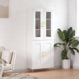vidaXL Visoka komoda bijela 69 5x34x180 cm konstruirano drvo Cijene