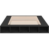  Okvir za krevet crni 160x200 cm konstruirano drvo | Eponuda.ba