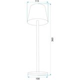 Toolight Noćna svijetiljka APP1368-T GREEN | shoptok.hr