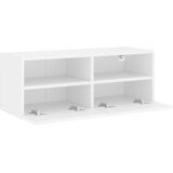  Zidni TV ormarić bijeli 80 x 30 x 30 cm od konstruiranog drva | Eponuda.com