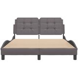  Okvir kreveta s LED-om bez madraca Zadar sivi 120 x 200 cm | shoptok.hr