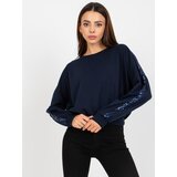 RUE PARIS Sweatshirt-RV-BL-8067.88-navy blue | Shoptok.si