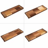  Otirači za stepenice samoljepljivi 10 kom 65x21x4 cm smeđi | shoptok.hr