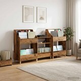  Set medijskih polica 3 kom. Staro drvo 212 x 46 x 112 cm | shoptok.hr