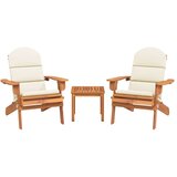  3-dijelna vrtna garnitura Adirondack masivno bagremovo drvo | Eponuda.com