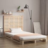  Stensko posteljno vzglavje 146x3x91,5 cm trdna borovina | Shoptok.si