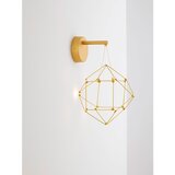 Nova Luce Aluminijasta LED stenska svetilka v zlati barvi Nebula – | Shoptok.si