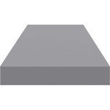  Plutajuće zidne police 2 kom sive 80 x 23,5 x 3,8 cm MDF | Eponuda.ba