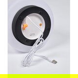 Kave Home Bela plastična LED zatemnitvena namizna svetilka (višina 24 cm) Udiya – | Shoptok.si