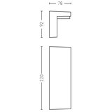 Philips 16483/93/P3 - LED spoljašnje zidno svetlo BUSTAN 2xLED/4,5W IP44 | Eponuda.com