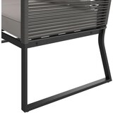 Bessagi Garden Lounge Garnitura Sonora, Svetlo Siva | Shoptok.si