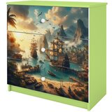  Dječja komoda - BROD - zelena | shoptok.hr