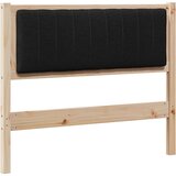  Tapecirani uzglavlje Smeđa 100 cm Čvrsto borovo drvo | Eponuda.com
