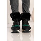 Fenzy Moderne Tenisice Od Umjetne Kože I Tkanine Teula, Crne | shoptok.hr