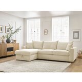Bobochic Paris Krem sklopiva kutna garnitura od samta (promjenjiva) Augustin – | shoptok.hr
